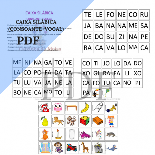 Dica de jogo ✨ FÁBRICA DE PALAVRAS São 100 desafios para trabalhar a  consciência sobre as letras, dígrafos, fonemas, sílabas, rimas e  aliterações para a, By Central Ped - Reforço Escolar Canoas