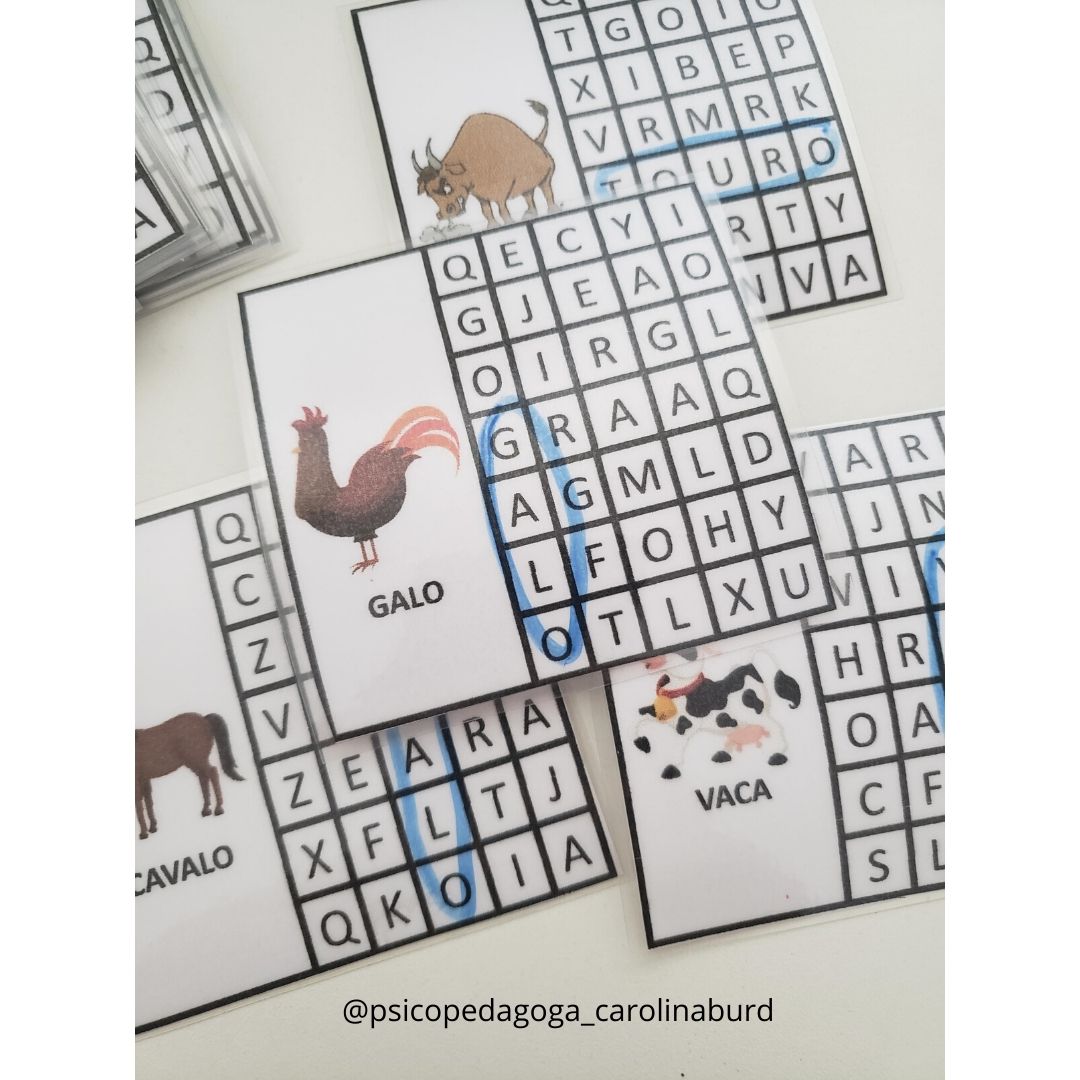 Caça-Palavras  Carolina Burd – Psicopedagoga